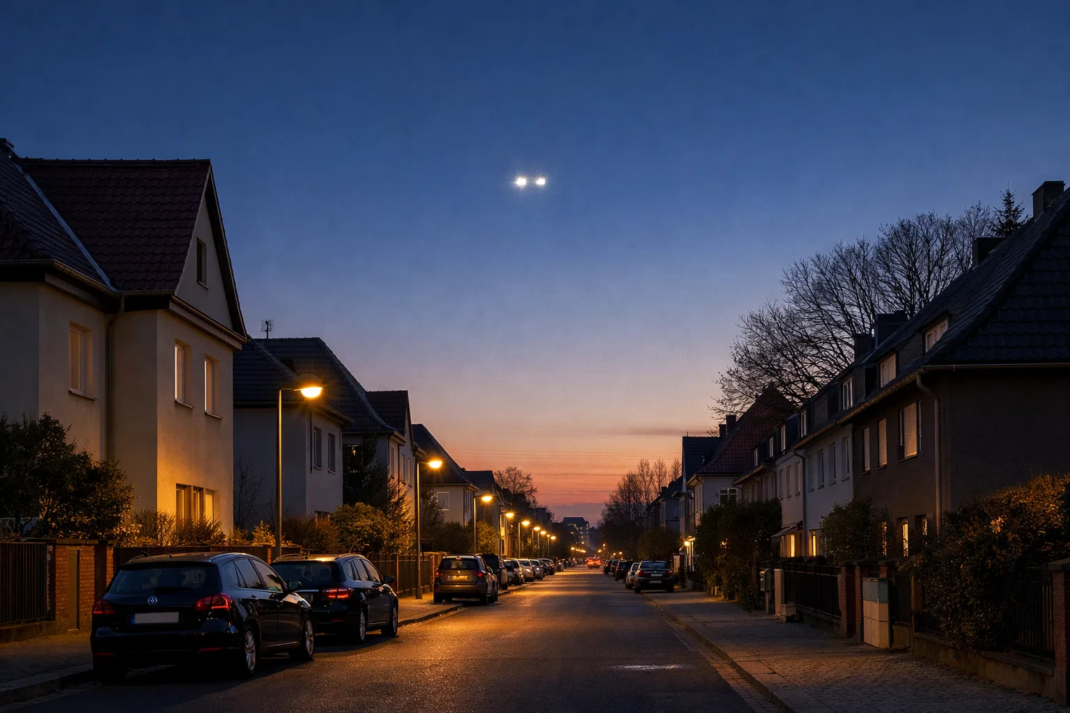 Overview image for Were the Berlin Britz Lights Just Planets?