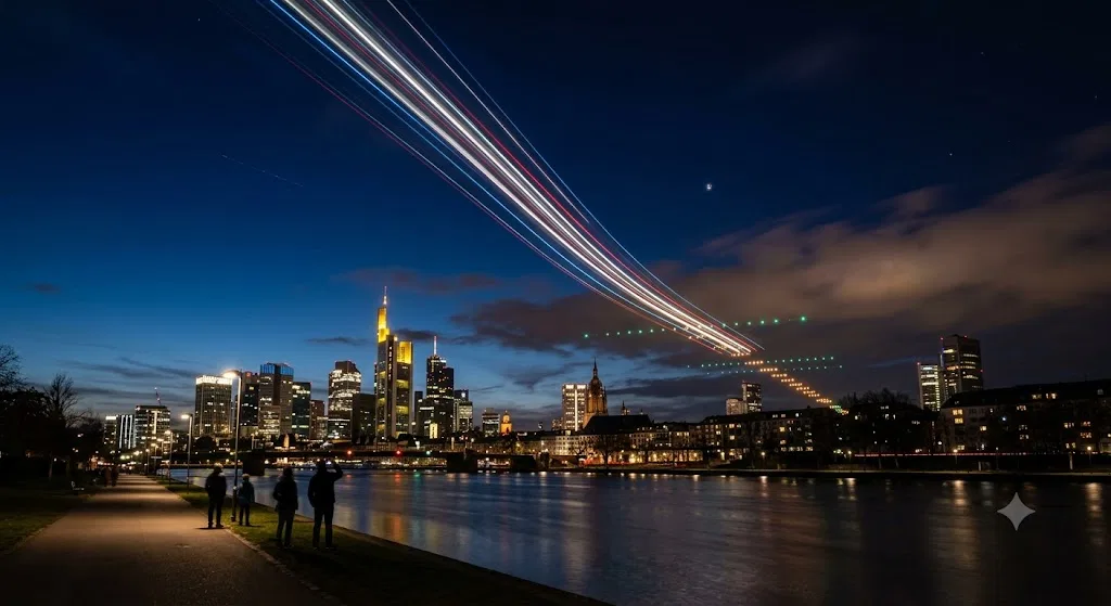 Overview image for Why Frankfurt's Sky Creates So Many UFO Reports