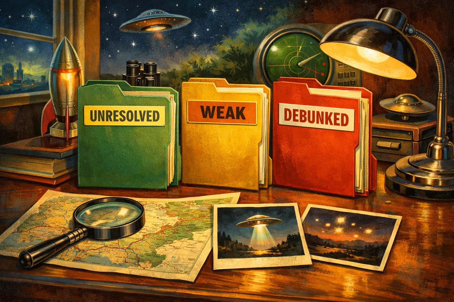 Overview image for How Strong Are Saarland's UFO Cases?