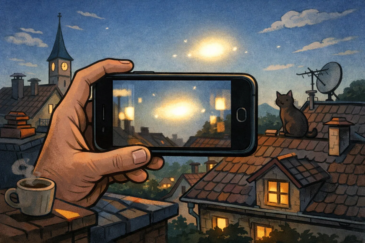Overview image for When the Camera Creates the UFO